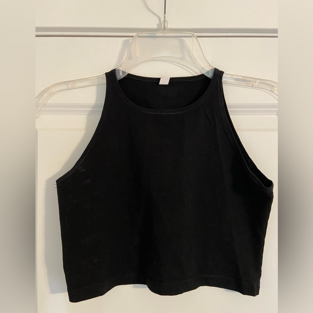 BK crop top, black, size Large